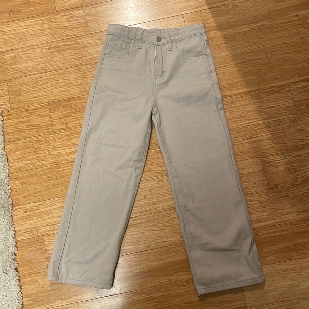 Cream colored jeans